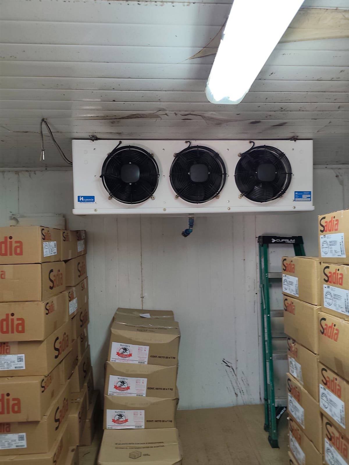 Cámara frigorífica comercial